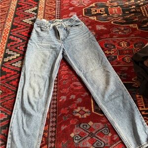 Levi's Women's Straight Jeans in Light Blue